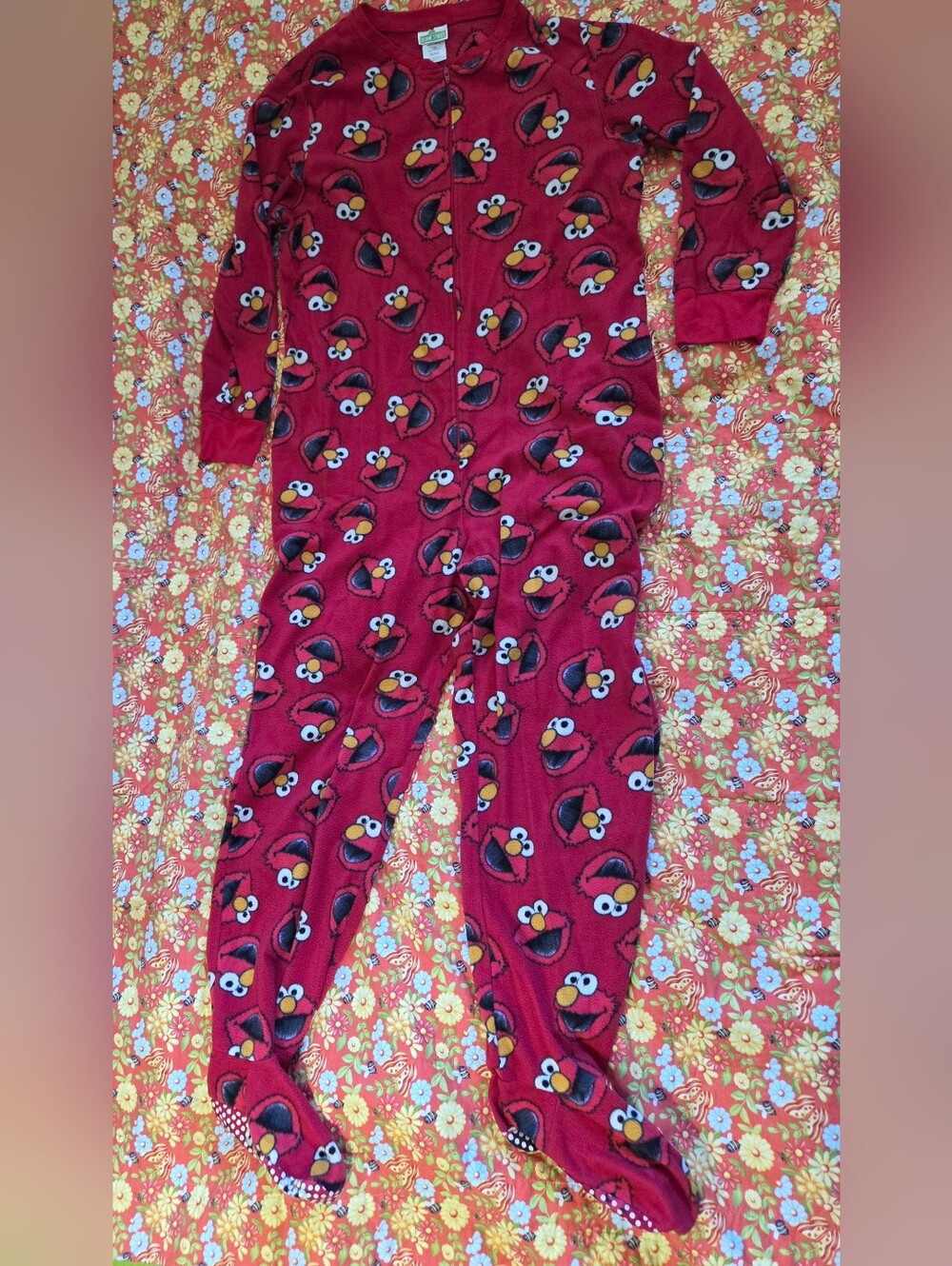 Sesame Street Elmo Adult Onesie